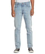 RVCA Weekend Straight Fit Jeans Bleach Wash Men's Denim RVCA 
