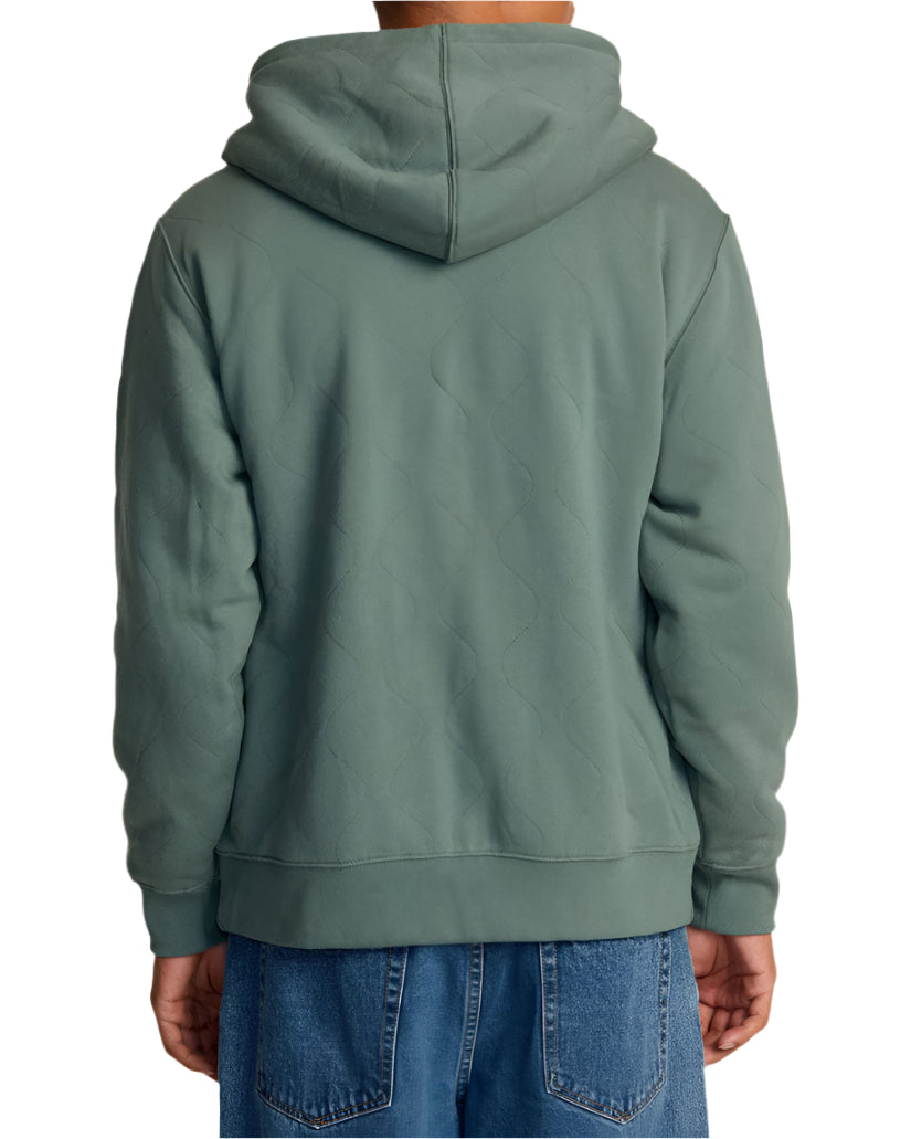 RVCA Arrow Fleece Zip-Up Sweater Jade Men's Zip Hoodies RVCA 