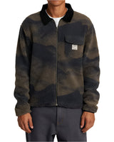 RVCA Walker Sherpa Jacket Blue Haze Men's Street Jackets RVCA 