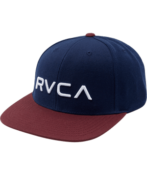 RVCA RVCA Twill II Snapback Hat Navy Men's Hats RVCA 