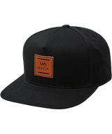 RVCA VA All The Way Snapback Hat Black Men's Hats RVCA 