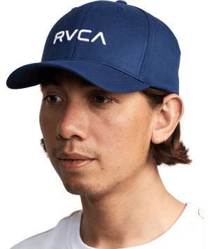 RVCA RVCA Flex Fit Hat Navy Men's Hats RVCA 