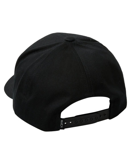 RVCA Platform Snapback Hat Black Men's Hats RVCA 