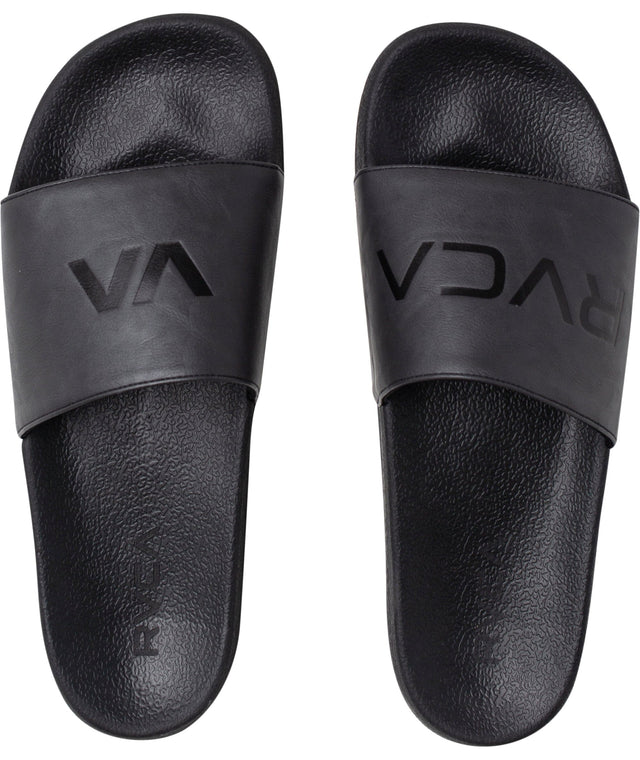 RVCA Sport Slides Black Men's Sandals RVCA 