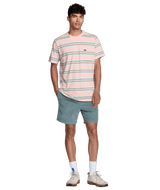 RVCA Escape Elastic Cord II Shorts Lead Men's Walkshorts RVCA 