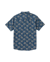 RVCA Exotica Short Sleeve Button Up Dark Denim Men's Short Sleeve Button Up Shirts RVCA 