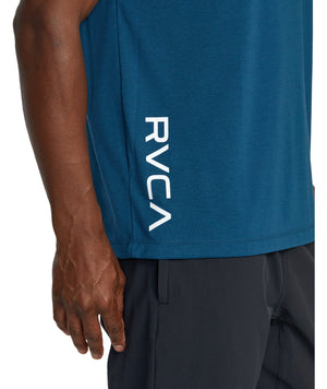 RVCA RVCA 2X T-Shirt Marine Men's Short Sleeve T-Shirts RVCA 