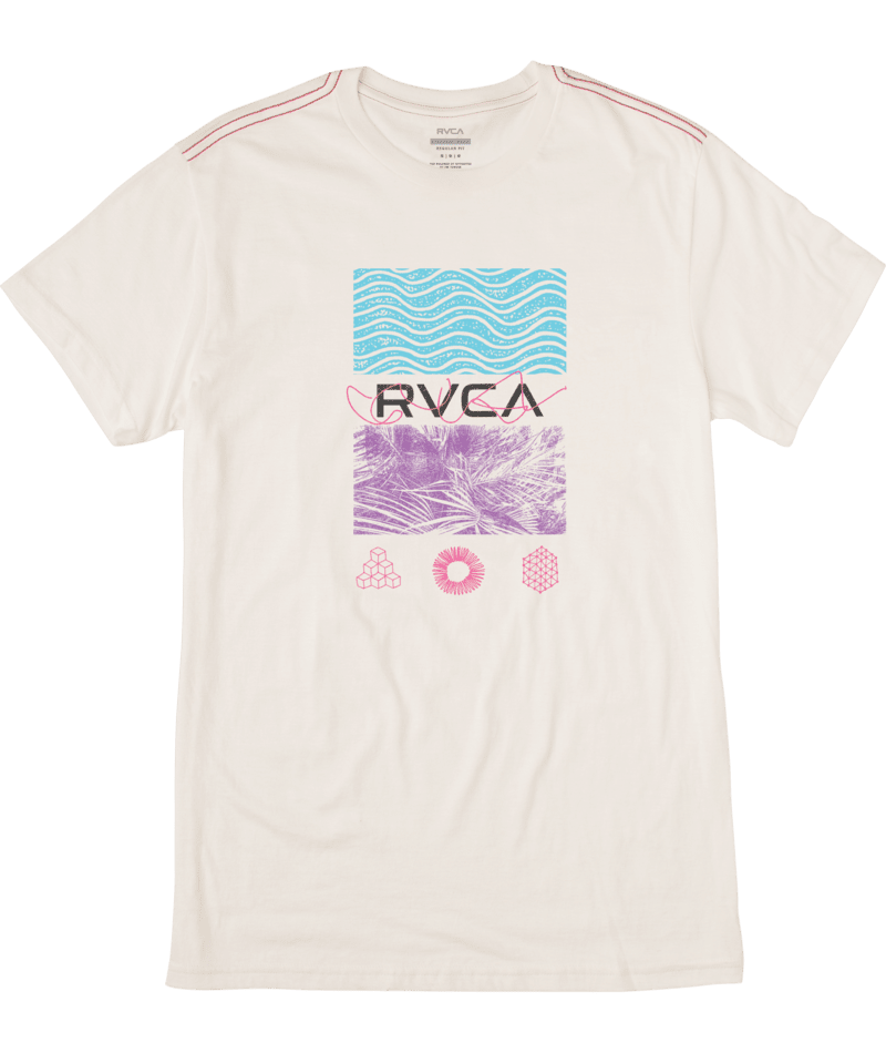 RVCA Radio Fauna T-Shirt Antique White Men's Short Sleeve T-Shirts RVCA 