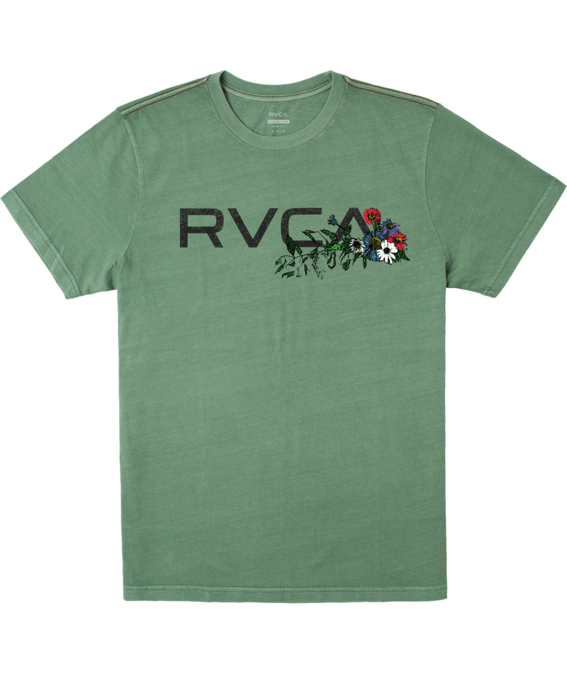 RVCA Arrangement T-Shirt Verdite Men's Short Sleeve T-Shirts RVCA 