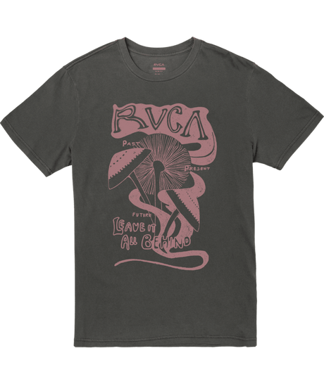 RVCA Leave Behind T-Shirt Pirate Black Men's Short Sleeve T-Shirts RVCA 