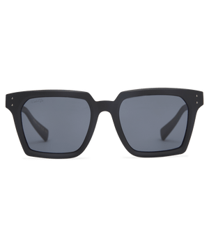 VONZIPPER Television Black Satin - Vintage Grey Polarized Sunglasses Sunglasses VonZipper 