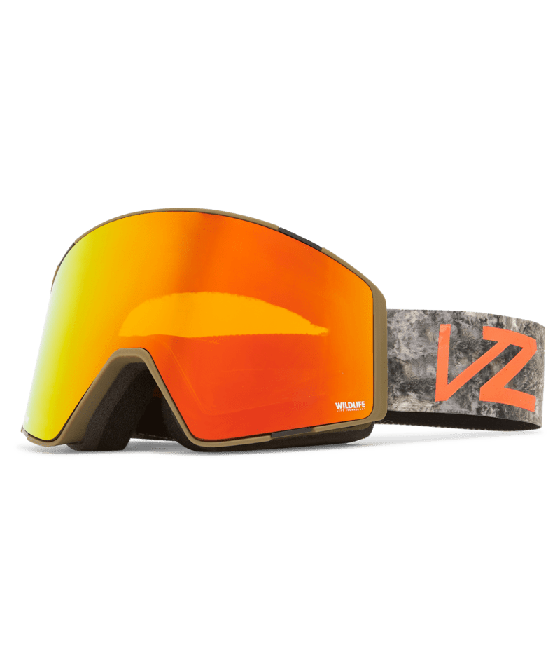VONZIPPER Capsule Mossy Oak - Wildfire Fire Chrome + Low Light Bonus Lens Snow Goggle Snow Goggles VonZipper 