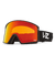 VONZIPPER Mach V.F.S. Black Satin - Wildfire Fire Chrome + Low Light Bonus Lens Snow Goggle Snow Goggles VonZipper 