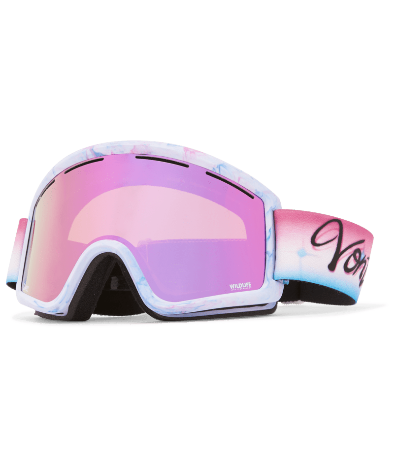 VONZIPPER Cleaver B4BC - Wildfire Pink Chrome + Low Light Bonus Lens Snow Goggle Snow Goggles VonZipper 