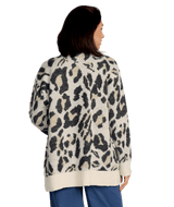 VOLCOM Women's Wylding Out Cardigan Animal Print Women's Sweaters Volcom 