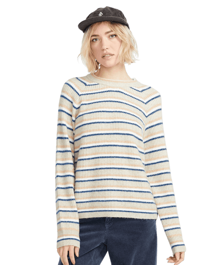 VOLCOM Women's Girl Guide Sweater Sand Women's Sweaters Volcom 
