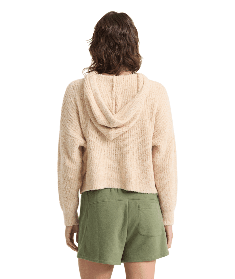 VOLCOM Women's Lived In Sweater Oat Women's Pullover Hoodies Volcom 