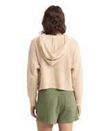 VOLCOM Women's Lived In Sweater Oat Women's Pullover Hoodies Volcom 