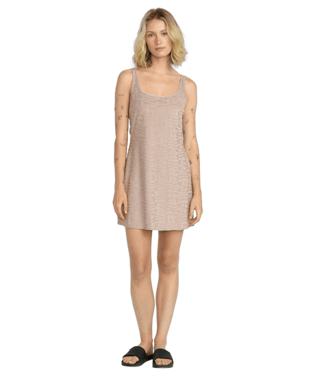 VOLCOM Women's Coco Ho Mini Dress Stone Women's Dresses Volcom 