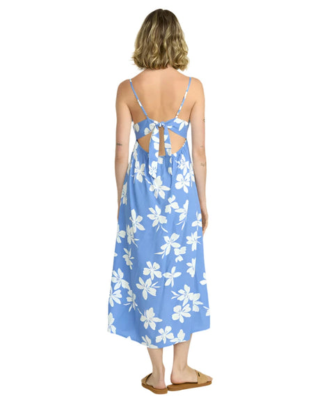 VOLCOM Women's Coco Ho Midi Dress Deep Water Women's Dresses Volcom 