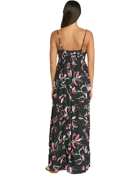 VOLCOM Women's Dream In Bloom Dress Black Women's Dresses Volcom 