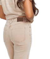 VOLCOM Women's Stone Step High Rise Pants Mocha Women's Pants Volcom 