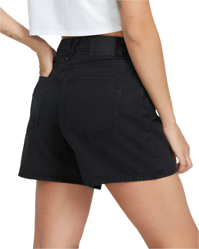 VOLCOM Women's Stoned Boyfriend Shorts Black Women's Shorts Volcom 