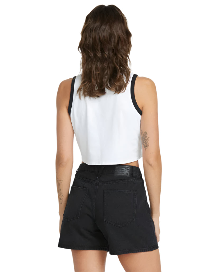 VOLCOM Women's Stoned Boyfriend Shorts Black Women's Shorts Volcom 