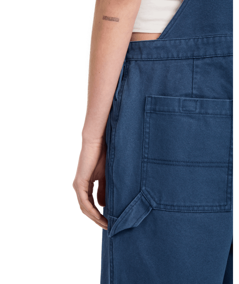 VOLCOM Women's Full Cut Overalls Harbor Blue Women's Pants Volcom 
