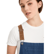 VOLCOM Women's Full Cut Overalls Harbor Blue Women's Pants Volcom 