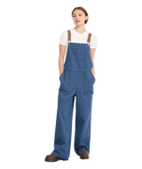 VOLCOM Women's Full Cut Overalls Harbor Blue Women's Pants Volcom 