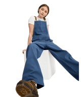 VOLCOM Women's Full Cut Overalls Harbor Blue Women's Pants Volcom 