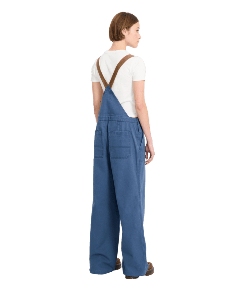 VOLCOM Women's Full Cut Overalls Harbor Blue Women's Pants Volcom 