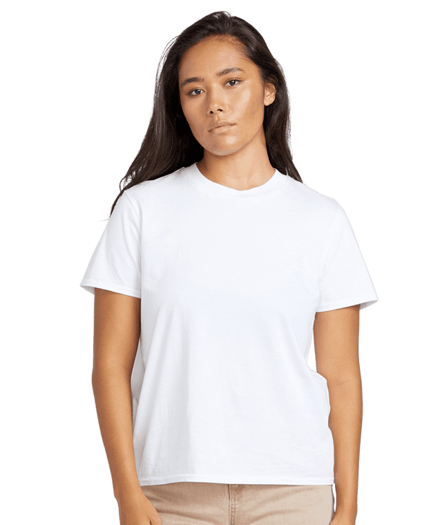 VOLCOM Women's One Of Each Boyfriend T-Shirt White Women's T-Shirts Volcom 