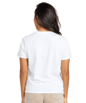 VOLCOM Women's One Of Each Boyfriend T-Shirt White Women's T-Shirts Volcom 