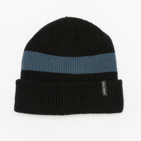 AUTUMN Band Fleece Lined Beanie Black Men's Beanies Autumn 