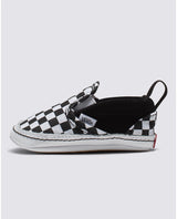 VANS Infant Slip On V Crib Shoes Black/White Checker Youth and Toddler Skate Shoes Vans 