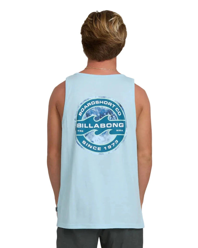 BILLABONG Hollow Fill Premium Tank Top Coastal Blue Men's Tank Tops Billabong 