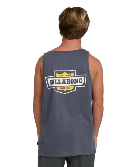 BILLABONG Walled Premium Tank Top Graystone Men's Tank Tops Billabong 
