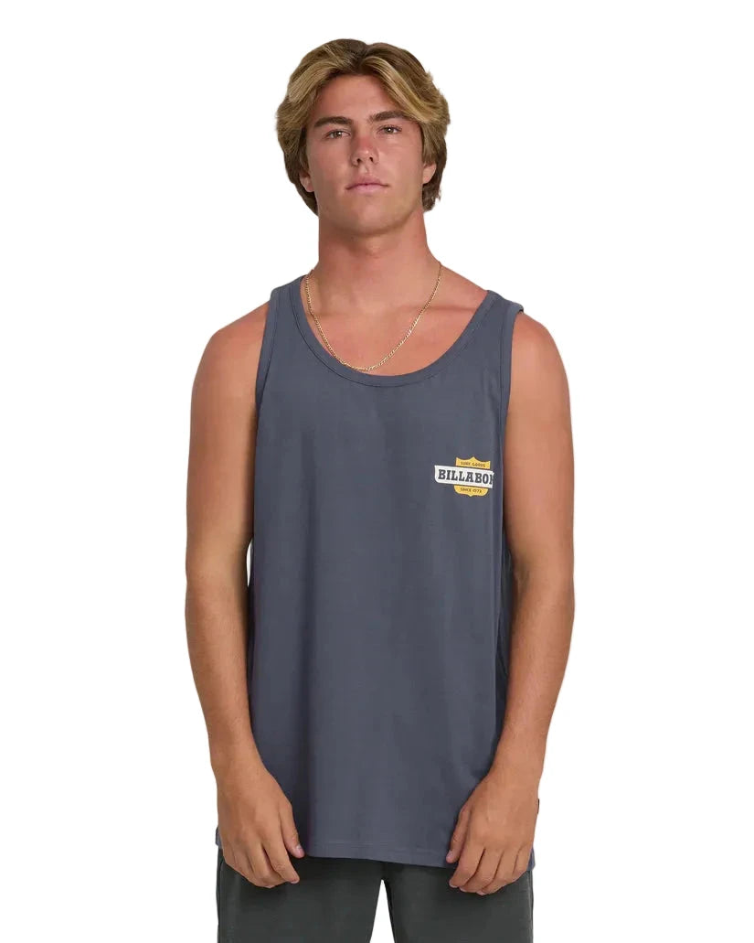 BILLABONG Walled Premium Tank Top Graystone Men's Tank Tops Billabong 