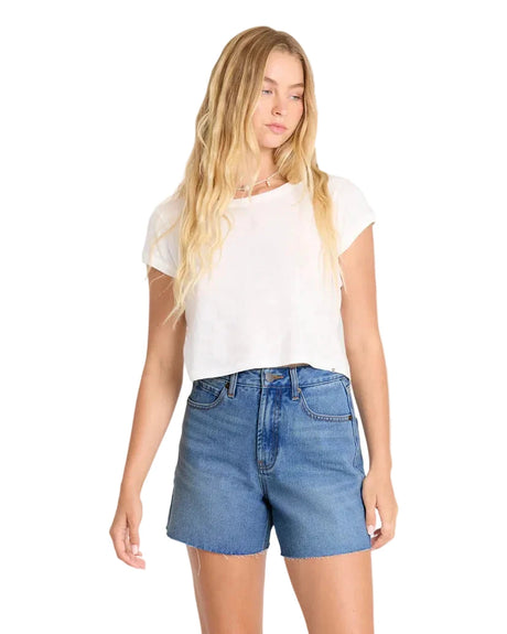 BILLABONG Women's Riley Denim Shorts Pacific Wash Women's Shorts Billabong 