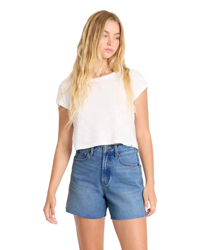 BILLABONG Women's Riley Denim Shorts Pacific Wash Women's Shorts Billabong 