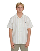 BILLABONG Victoria Vacay Short Sleeve Woven Button Up Shirt White Sand Men's Short Sleeve Button Up Shirts Billabong 
