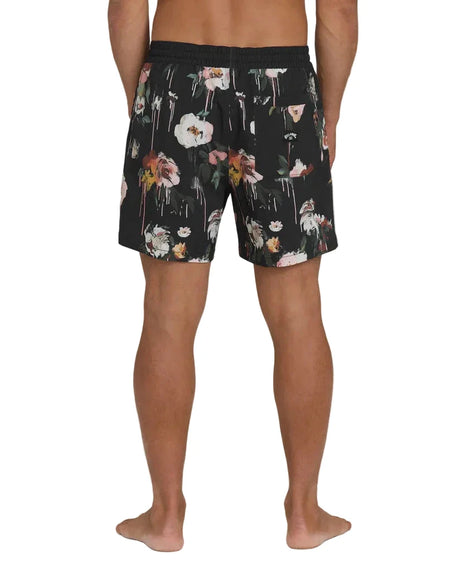 BILLABONG Good Times Layback 16" Trunk Hybrid Shorts Black Men's Boardshorts Billabong 