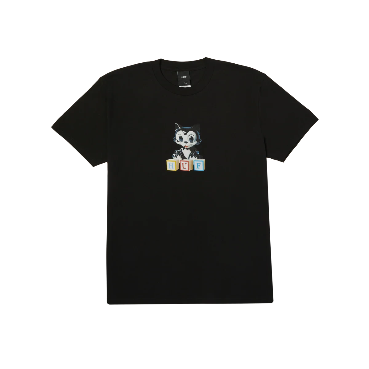 HUF Blocks T-Shirt Black Men's Short Sleeve T-Shirts Huf 