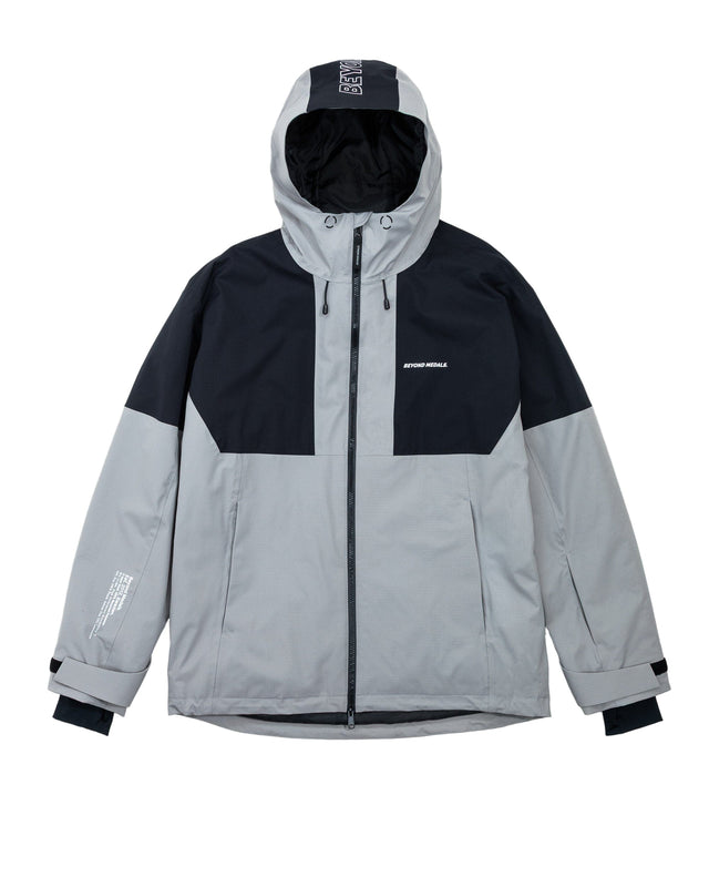 BEYOND MEDALS Fullzip 2L Snow Jacket Grey 2026 Men's Snow Jackets Beyond Medals 