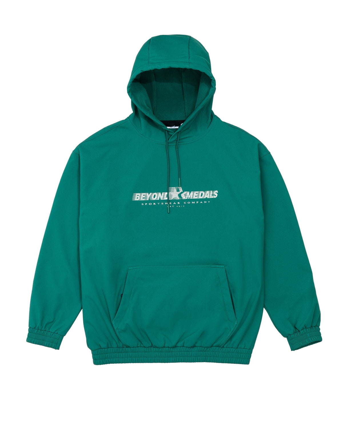 BEYOND MEDALS Softshell Pullover Hoodie Green Men's Pullover Hoodies Beyond Medals 