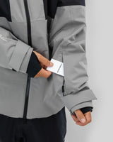 BEYOND MEDALS Fullzip 2L Snow Jacket Grey 2026 Men's Snow Jackets Beyond Medals 