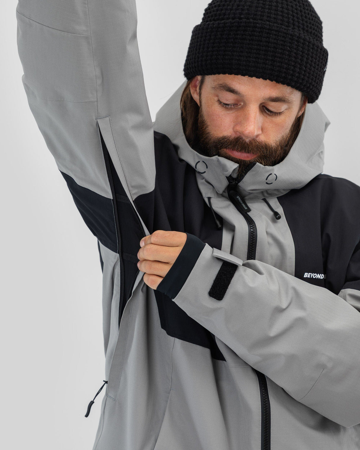 BEYOND MEDALS Fullzip 2L Snow Jacket Grey 2026 Men's Snow Jackets Beyond Medals 