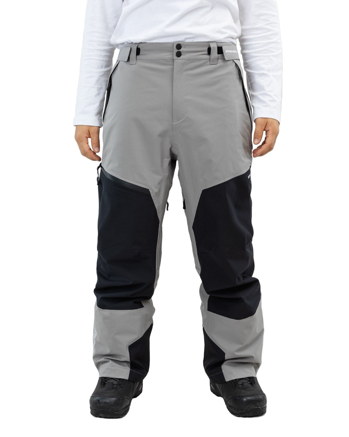BEYOND MEDALS Zip 2L Snow Pants Grey 2026 Men's Snow Pants Beyond Medals 